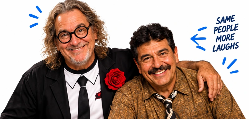 The Slap Happy podcast hosts